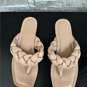 Driftwood Women's Tan Braided Sandals